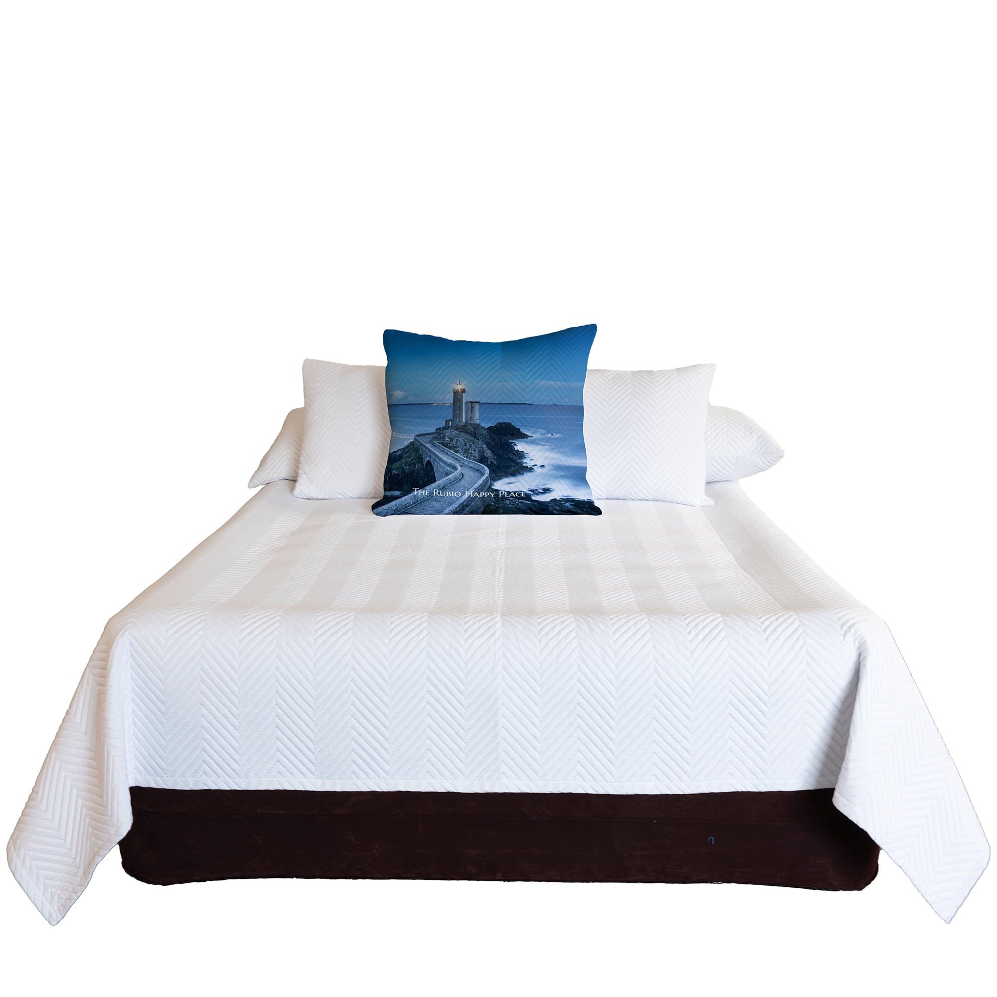 Euro Sham 26X26 Quilted - Walmart Custom, Photos, Designs, People, Pets, Places Unisex. Adult, Teen Tween.