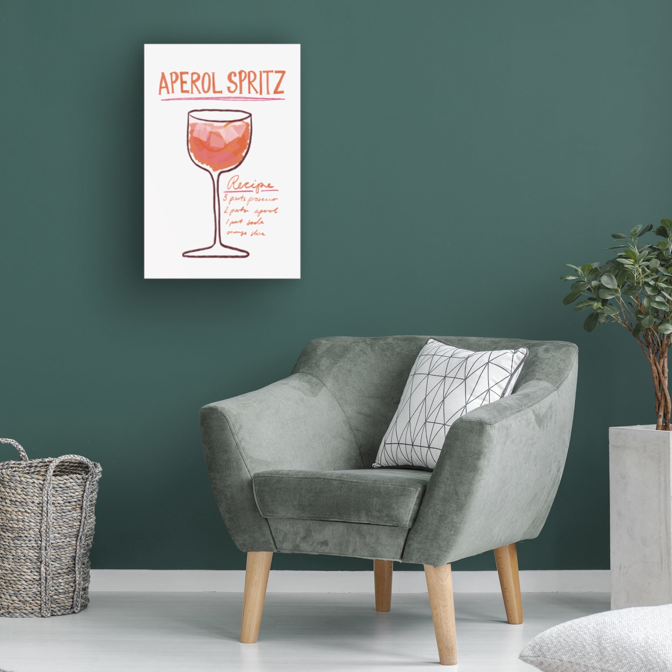 Trademark Fine Art Athene Fritsch  Aperol Spritz Canvas Wall Art