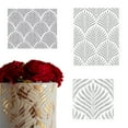 thumbnail image 3 of Farfi Cake Stencil Grain Pattern Non-Stick PET Decorating Bread Cupcake Cutting Die for Bakery (Type E), 3 of 13
