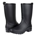 thumbnail image 4 of Litfun Mid Calf Rain Boots for Women Waterproof Garden Shoes, Black, Size 8-8.5, 4 of 6