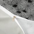 thumbnail image 5 of Homewish Spider Web Bedding, Happy Halloween Duvet Cover Full, Gray, Gray Reversible 3-Piece, 1 Duvet Cover and 2 Pillowcases, 5 of 7
