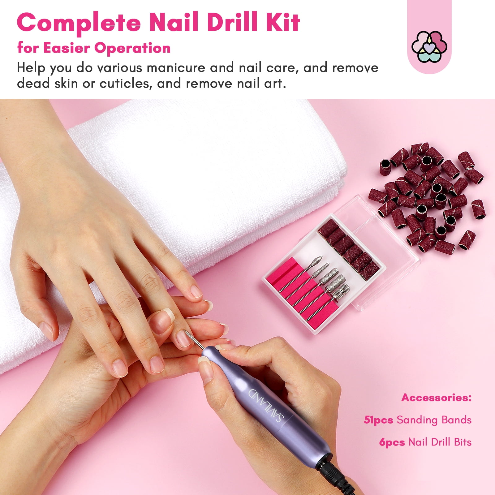 Saviland 30 Colors Keratin Dip Powder Nails Kit with Drill - Dipp Powder Liquids Set with Base and Top Coat Activator Brush Saver, Cuticle Oil
