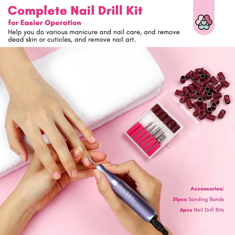 Saviland 30 Colors Dip Powder Nail Kit with Drill photo 3