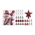 thumbnail image 2 of TheFound Christmas Balls, Solid Color Ball Decorative Artware Festival Ornament, 2 of 8
