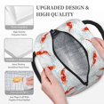 thumbnail image 3 of Fotbe Koi Fish Corals,Spring Summer Bolsa de Almuerzo con Estampado, Lonchera Aislada, Contenedor de Comida Reutilizable Tipo Cooler a Prueba de Fugas, 3 of 6