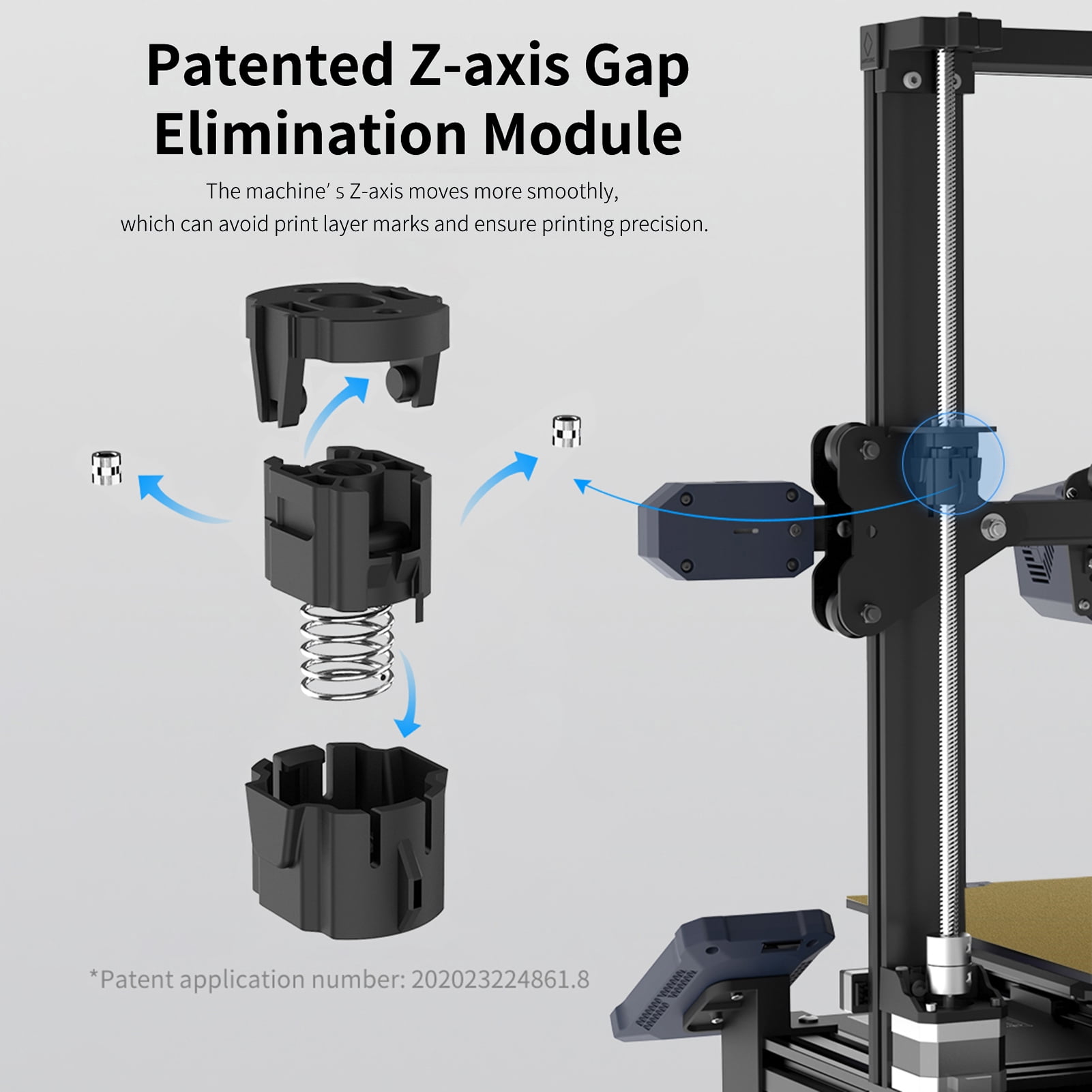 Druckgröße 220X220X250mm 3D-Drucker Touchscreen LABISTS Auto Leveling 3D-Drucker DIY-Kit für Erwachsene mit Resume-Druckfunktion Filamenterkennung 