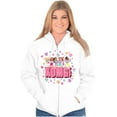 thumbnail image 3 of XOMG POP Animated Candy Heart Song Women Plus Size Zipper Hoodie Brisco Brands 2X, 3 of 5