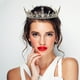 thumbnail image 2 of EeaseMX Tiara vintage barroca de cristal para boda, novia, con diamantes de imitación, coronas, desfile, quinceañera, graduación, joyería para el cabello, 2 of 8
