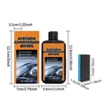 thumbnail image 3 of 100ml Car Oil Film Cleaner, Automotive Oil Film Removal Brush, Glass Cleaner for Windshield, Windows, Mirrors, Improves Visibility and Driving Safety, Removes Smudges and Road Grime Effortlessly, 3 of 9