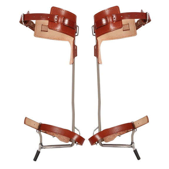 2 Teeth Tree Climbing Spike Pole Climbing Spurs Climber Adjustable Safety Belt 220.46lbs
