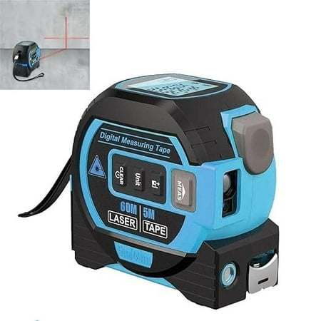 

Almighty Ruler The Almighty Ruler The Almighty Ruler Tape Measure Digital Tape Measure Digital Ranging Tape Measure Laser Rangefinder with LED Display (Blue 60M)