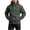 (NEW40)Army Green, variant on Heavy Duty Hooded Work Jacket for Men Plus Size Windproof Water Repellent Outdoor Coat with Zipper Travel Hiking Outerwear