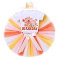 thumbnail image 3 of IBTOM CASTLE Baby Girls Boho Rainbow Sun 1st Birthday Outfit Romper Tutu Skirt Headband 3PCS Clothes Set for Cake Smash Photo Prop, 3 of 8