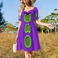 thumbnail image 3 of Purple Tentacle - Day of the Tentacle DOTT Dress summer women's dress 2024 clothing women summer 2024, 3 of 6