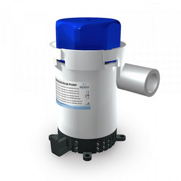 Albin Bilge Pump 01-02-005 Marine Series; Submersible; 1-1/8 Inch NPT Inlet/Outlet Port; 12 Volt DC; With Thermal Overload Protection; 4 Amp; 5 Amp Fuse Size