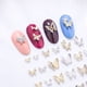 thumbnail image 3 of Joyas para decoración de uñas Mariposa de metal 3D Accesorios para uñas Mariposa hueca Micro diamante Uñas de diamante, 3 of 6
