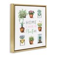 thumbnail image 3 of Stupell Industries Cottage Home Where Plants Are Gold Floating Frame Canvas Art, 18 x 18, by Elizabeth Tyndall, 3 of 8