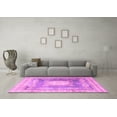thumbnail image 3 of Ahgly Company Indoor Rectangle Medallion Pink Traditional Area Rugs, 2' x 3', 3 of 4