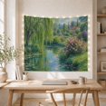 thumbnail image 5 of Floral Garden Pastoral with Weeping Willow Tree Foliage, Spooky Gothic for Gothic Decor Fans, Dark Art Decor, Halloween Gift, Tapestry Wall Hanging for Bedroom and Dorm, 5 of 7