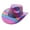 style 1, variant on Cowgirl Hat Shining Rainbow Hat Elegant Rainbow Dreamy Knight Hat Photo Props