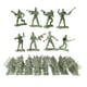 thumbnail image 1 of Figuras de soldados de 100 piezas Hugo 100 piezas Verde, 1 of 7