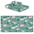 thumbnail image 2 of GZHJMY Palm Flamingo Towel Set of 3, Highly Absorbent Soft Towels with Bath Towel, Hand Towel and Washcloth for Bathroom Hotel Gym Spa, 2 of 7