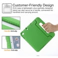 thumbnail image 5 of iPad 9th 8th 7th Gen Case for Kids, Allytech Soft EVA Shockproof Lightweight Convertible Handle Stand Chilren Proof Kiddie Todder Friend Cover Case for Apple iPad 10.2" 2021 2020 2019, Green, 5 of 7