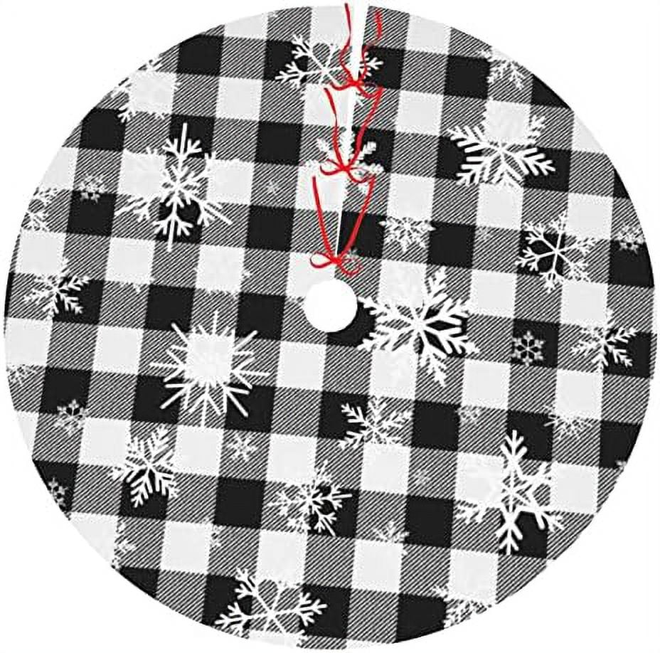 Tree Skirt Navy Blue Christmas Deer Star Santa 36 Inch for Xmas New