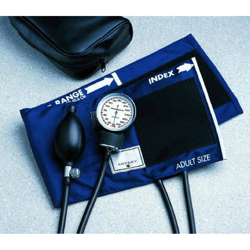 McKesson Aneroid Sphygmomanometer with Cuff, Hand Held, Adult Size