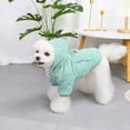 thumbnail image 2 of Barhoo Dog Clothes Autumn Winter Corduroy Warm Pet Jacket Small Dog Clothing Cold Weather Coat Moisture Proof Comfortable Durable Easy Clean Outdoor Walking Essential Supplies 1X Pet Clothes, 2 of 7