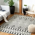 thumbnail image 2 of SAFAVIEH Tulum Brooks Geometric Area Rug, 8' x 10', Ivory/Black, 2 of 8