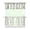 Avocado, variant on Gothic Celestial Kitchen Curtains Set of 3 - Sun Moon Astrology Print Starry Night Tier Curtains with Valance, Semi-Sheer Rod Pocket Farmhouse Window Panels 54x18 & 27.5x24 Inch