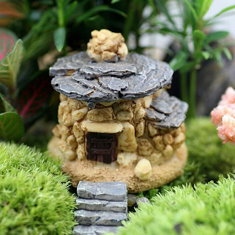 Fairy Garden Accessories TINY Flower Lantern Miniature Supply for Fairy  Garden, Miniature Terrarium Supplies Cake Topper 