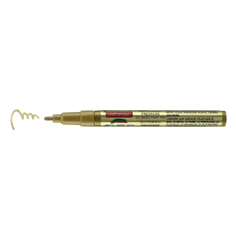 12 Pack: Metallic Fine Tip Multi-Surface Premium Oil-Based Paint Pen by  Craft Smart® 