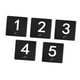 thumbnail image 5 of Letreros para salas de examen con números del 1 al 5 en braille, resistentes y multiusos, para centros de pruebas de asistencia direccional., 5 of 9