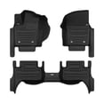 thumbnail image 1 of TuxMat - For Toyota Tundra Double Cab 2022-2026 Models - Custom Car Mats - Maximum Coverage, All Weather, Laser Measured - This Full Set Includes 1st and 2nd Rows, 1 of 10