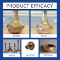 thumbnail image 4 of RAGUPEL 2026 New Copper Polish | Copper Cleaner,Instant Polishing Cream and Protective Tarnish Removal,Metal Cleaner and Brightener for Aluminum Chrome Silverware Watch Coin Stove Appliances, 4 of 10