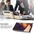 thumbnail image 2 of Allytechgroup Wallet Case for Samsung Galaxy Note 20 Ultra, PU Leather Cards Slots Ring Kickstand Anti-Scratch Stylish Phone Case Cover for Women Men, Apricot, 2 of 8