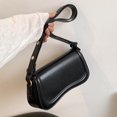 thumbnail image 2 of Bolso Cuero para Axila para Mujer Bolso Mano Versátil Bolso Informal (negro), 2 of 9