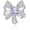 purple, variant on Luxury Ribbon Bow Tied Infinity Rings for Women 925 Silver Cubic Zirconia Pave CZ Promise Rings for Her Wedding Bands Forever Love Knot  Cut Simulates Gemstone Open Adjustable Ring(red)