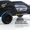 thumbnail image 6 of Furniture of America Venture Kids Twin Size Racing SUV Car Bed with LED, Black, 6 of 9