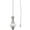 White, variant on Unbranded White Decorative Fan Pull Chain for Ceiling Fans and Light Fixtures with Durable Copper Iron Material 6.5 Inches