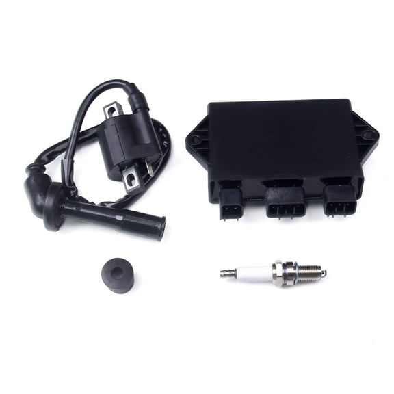 Ignition Coil, Ignition Coil & Spark Plug & CDI Box Set For Yamaha YFM50 50R Raptor 50 2004-2008/OEM:5YF-85540-00-00,3KJ-82310-10-00