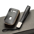 thumbnail image 4 of Vitodeco Genuine Leather Smart Key Fob Case Compatible with KIA Soul, Seltos, Sportage, NIRO, Sorento, Telluride, Rio, Forte, K5 2022-2025 New Emblem (5-Button, Black), 4 of 5