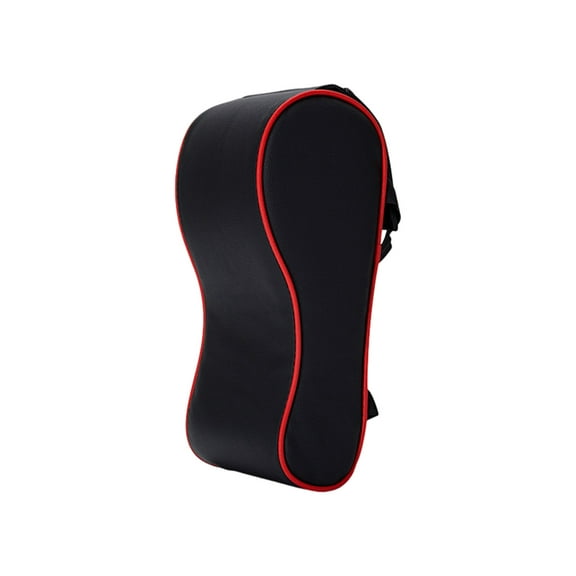 Car Armrest Cushion,Memory Foam Car Armrest Pad,Auto Center Console Armrest Pillow with Phone Holder Storage Bag Universal Fit for Most Car, Car Center Console Cushion Pad Black