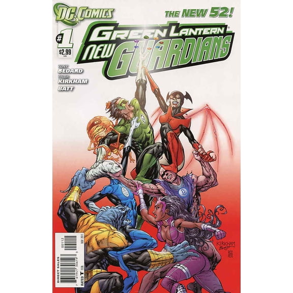 Green Lantern: New Guardians #1 (2nd) VF ; DC Comic Book