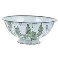 thumbnail image 4 of PAMINGONO 1 Set Enamelware Bowl Noodle Bowls Multi Color Round Footed For 11.4x11.4x2.8in, 4 of 8