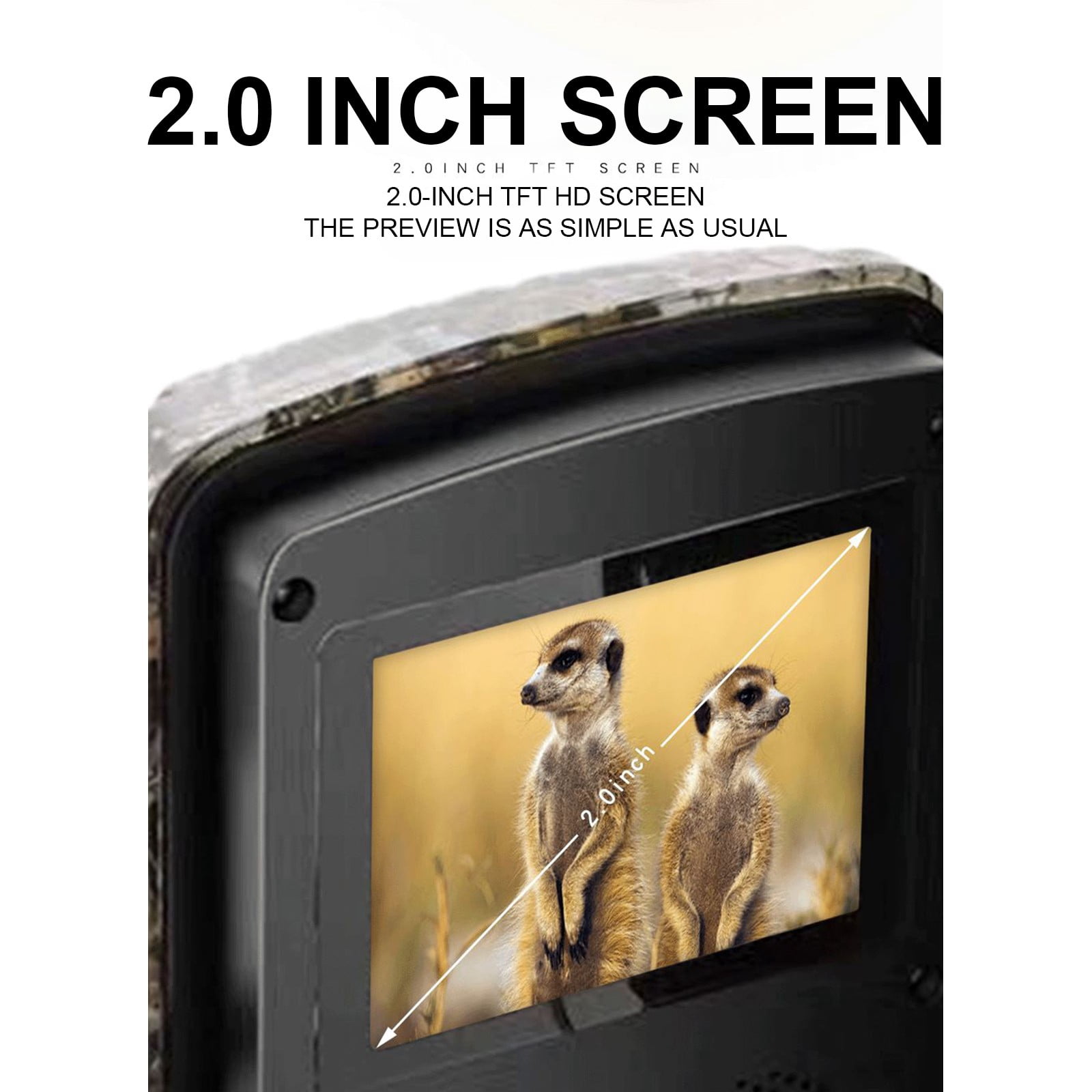 Outdoor Trail Camera 12MP 1080P for Wildlife Monitoring, PIR Infrared Night Vision Camera for Orchard Villa Fish Pond, IP66 Waterproof Hunting Scouting Device