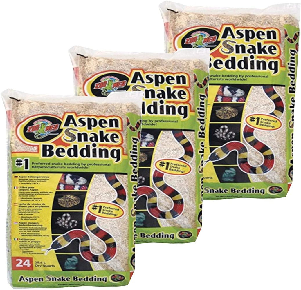 "TaliaPosy (Pack of 3) Aspen Snake Bedding, 24 Quarts"