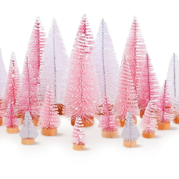 Árbol de Navidad artificial Leyndo Mini-Navidad, 24 unidades